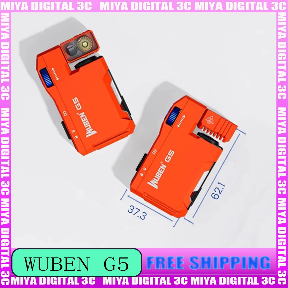 

Wuben G5 Rechargeable Edc Flashlight 400lumens Mini Flashlight with Rgb Portable Pocket Flashlights Orange Limited Edition