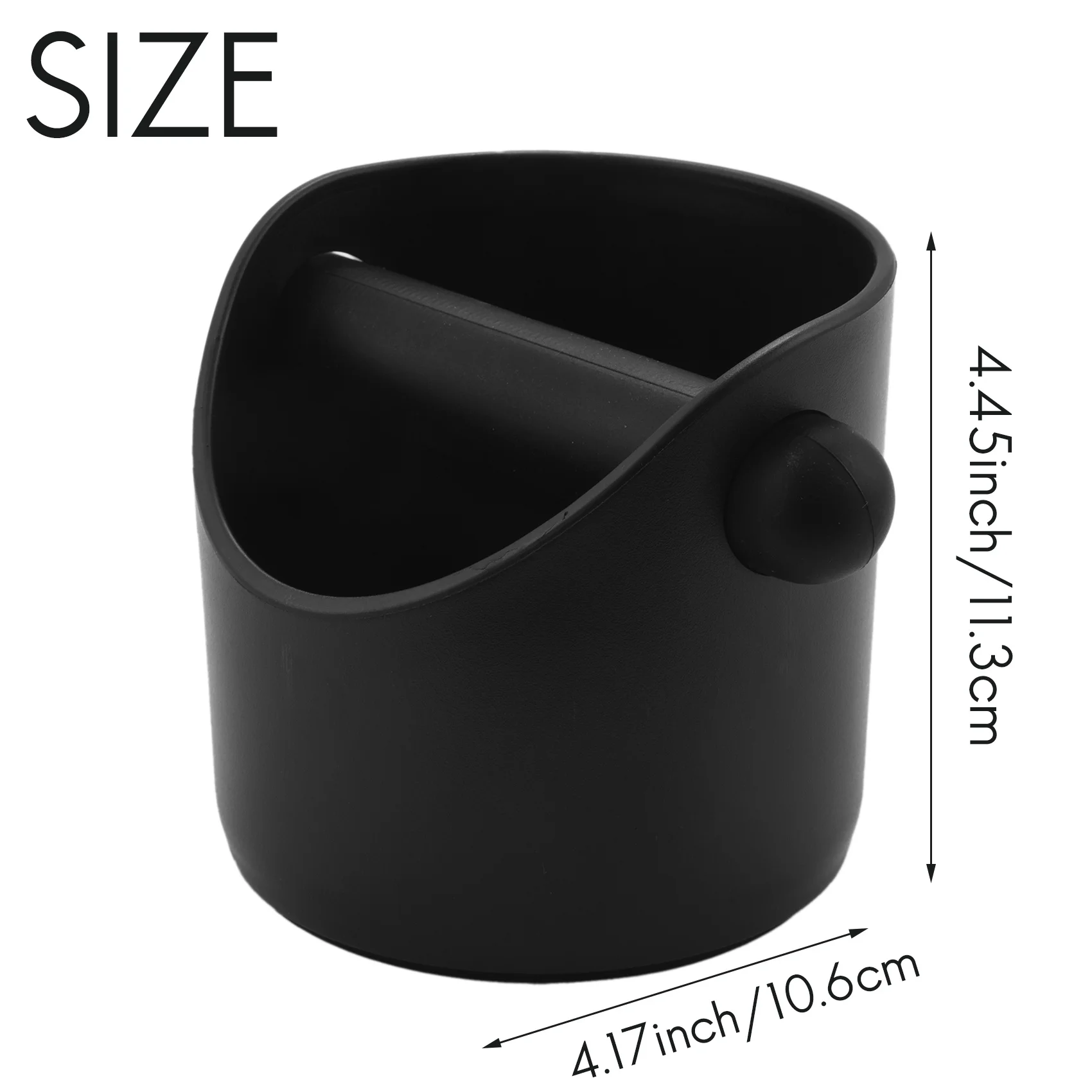 B23B Contenitore per caffè macinato e contenitore per caffè espresso (nero)