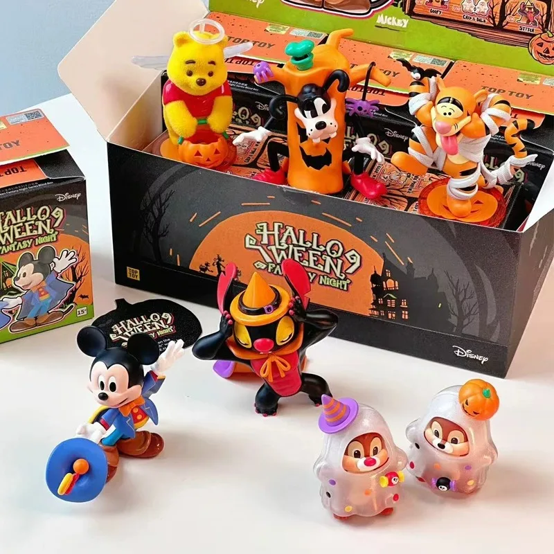 

Disney Хэллоуин Ночь Фигурки Фигурки Игрушки Аниме Персонажи Стич Винни Пух Кукла Модель Игрушки Девушки Мультяшные Подарки