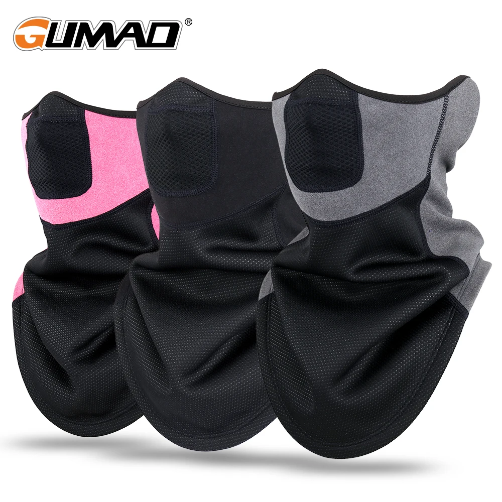 Winter Sport Warm Neck Scarf Gaiter Thermal Fleece Half Tube Face Mask Ear-Cover Snowboard Ski Cycling Hiking Bandana Men Women