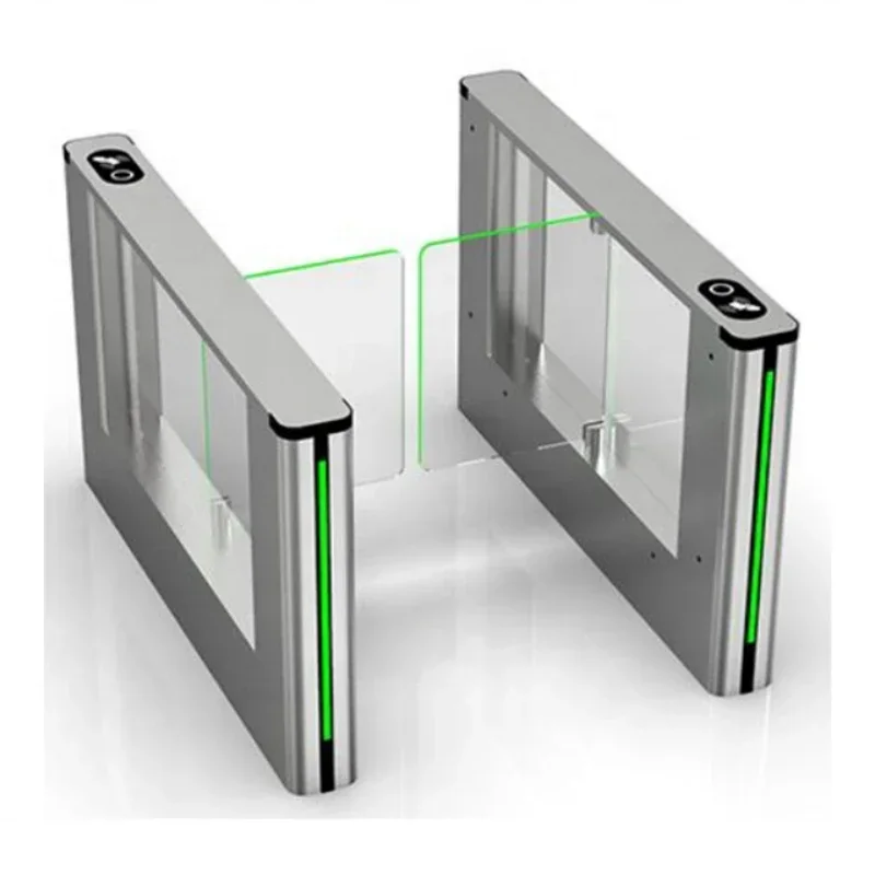 Security Revolving Door Fence with Card Reader and Face Recognition Access System