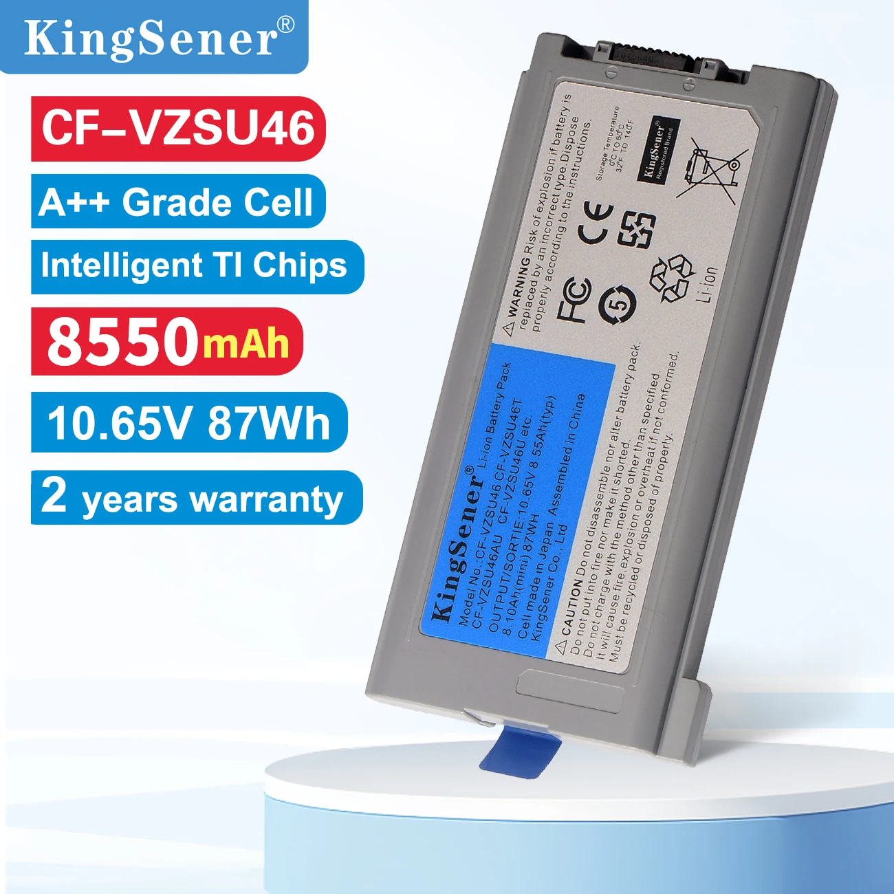 KingSener 10.65V 8550mAh Laptop Battery CF-VZSU46 For Panasonic Toughbook CF-30 CF-31 CF-53 CF-VZSU46AU CF-VZSU46U CF-VZSU46S