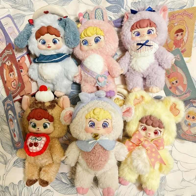 

Original Puffynose Friends Memo Series Plush Blind Box Cute vinyl Plush Doll bag charm desktop ornament trendy toy Mystery Box