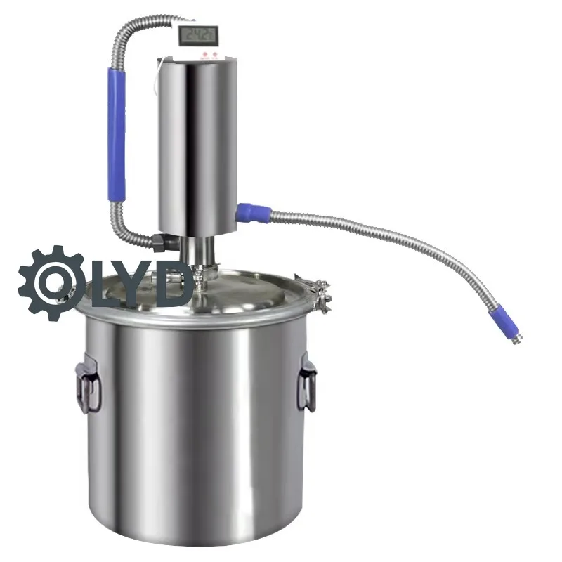Micro Distillation Column Distiller Blue Label Fractional Home Small Liquor Essential Oil Purification Equipment