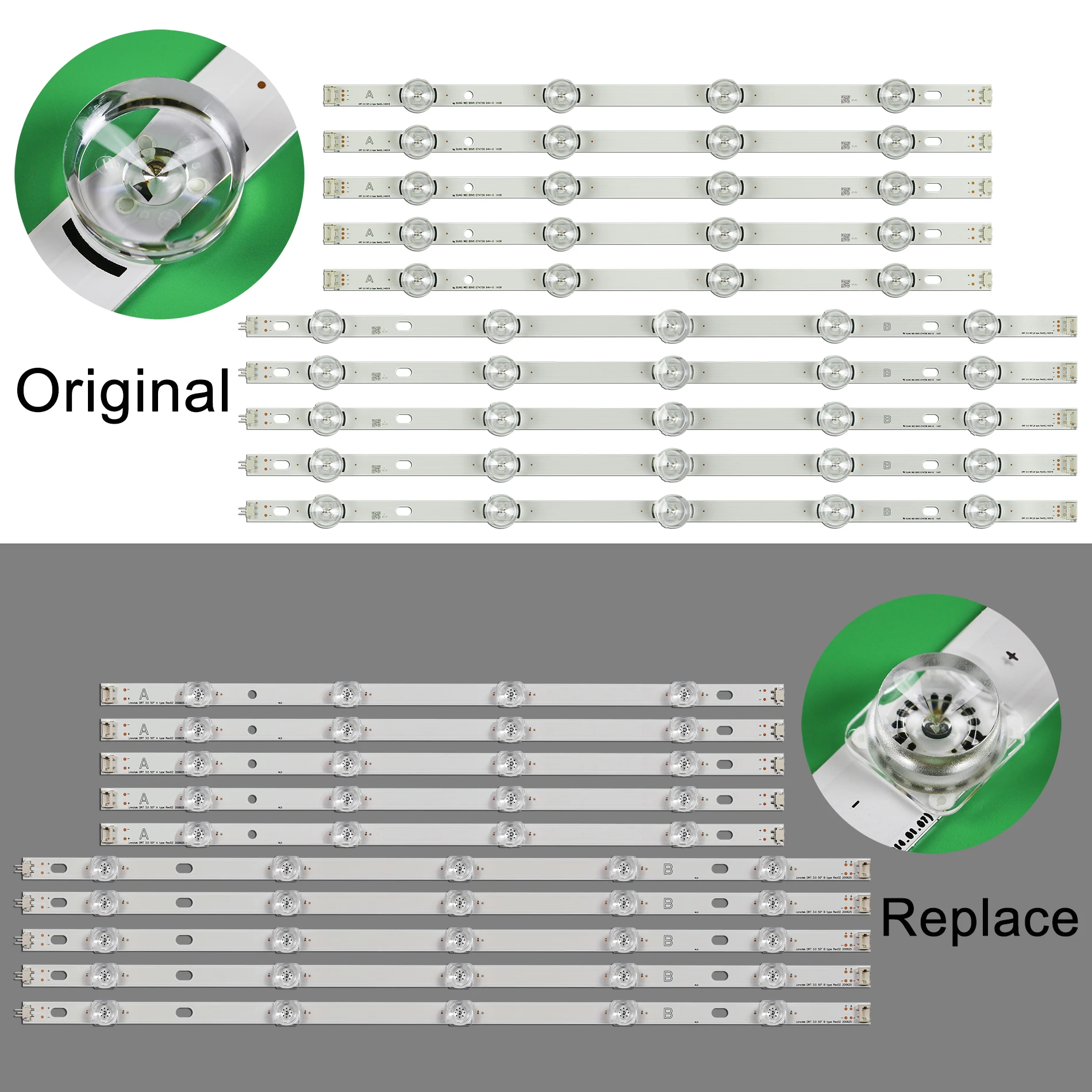 แถบไฟแบ็คไลท์ LED AGF78401401 50LB572V 50LB580B 50LB580N 50LB580U 50LB580V 50LB5820 50LB582B 50LB582U 50LF6090 50LB6200