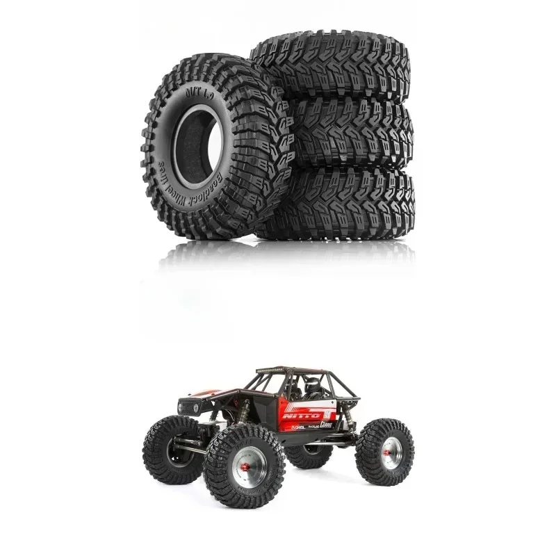 Pneumatici per ruote Beadlock in gomma da 4 pezzi da 1,9" per Axial Capra AXI03004 – Parti di aggiornamento per camion Monster Car 1/10 RC