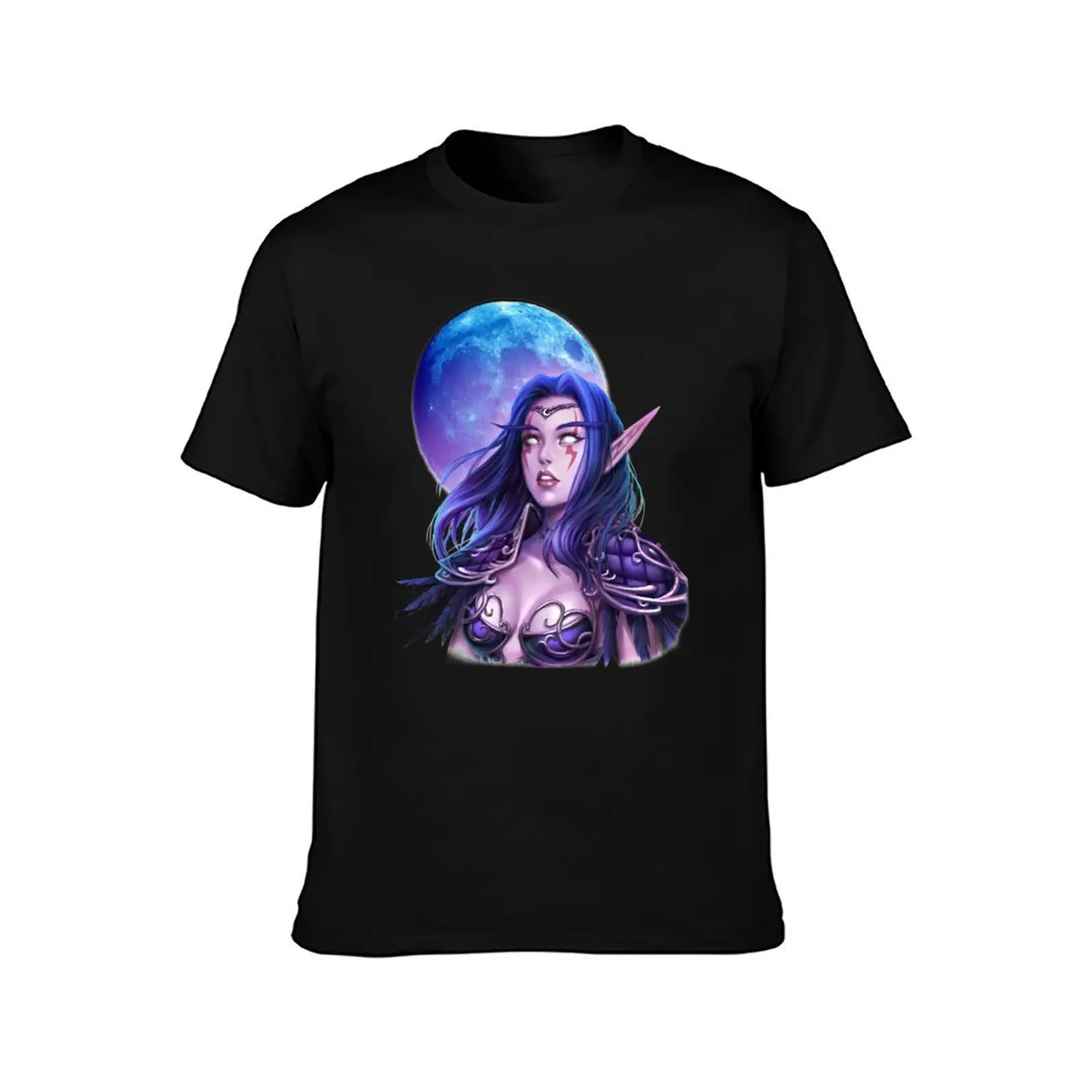 Retro Vintage Hunter Night Elf Retro Wave T-Shirt funny t shirts dark humor T-Shirt