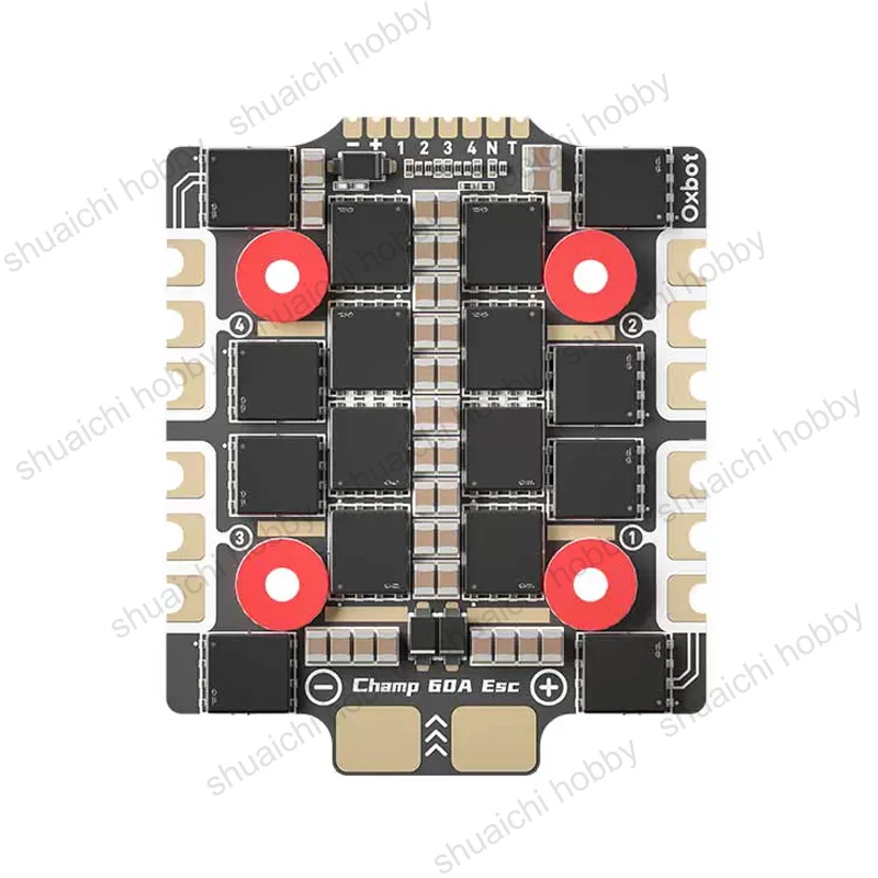 1Set FPV Racing Drone 3-8S FC&ESC Stack 60A 4-in-1 Geschwindigkeit Regler Unterstützung BetaFlight Flight Controller Firmware Dual BEC Modul