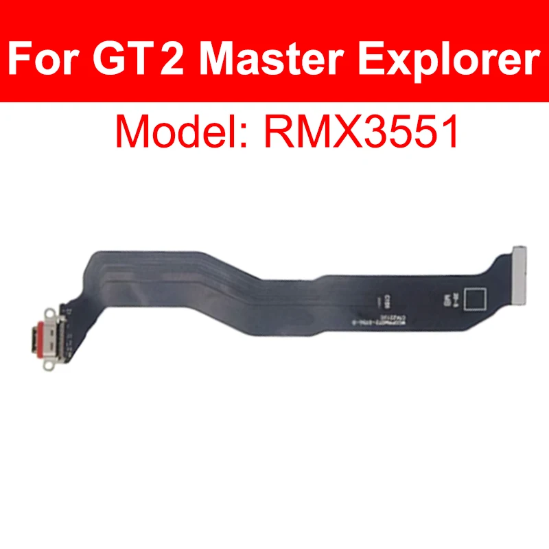 Untuk Realme GT 2 5 Pro GT Neo 2 3 GT 2 Master Explorer Dok pengisi daya USB kabel fleksibel pengisi daya Port konektor bagian pita fleksibel