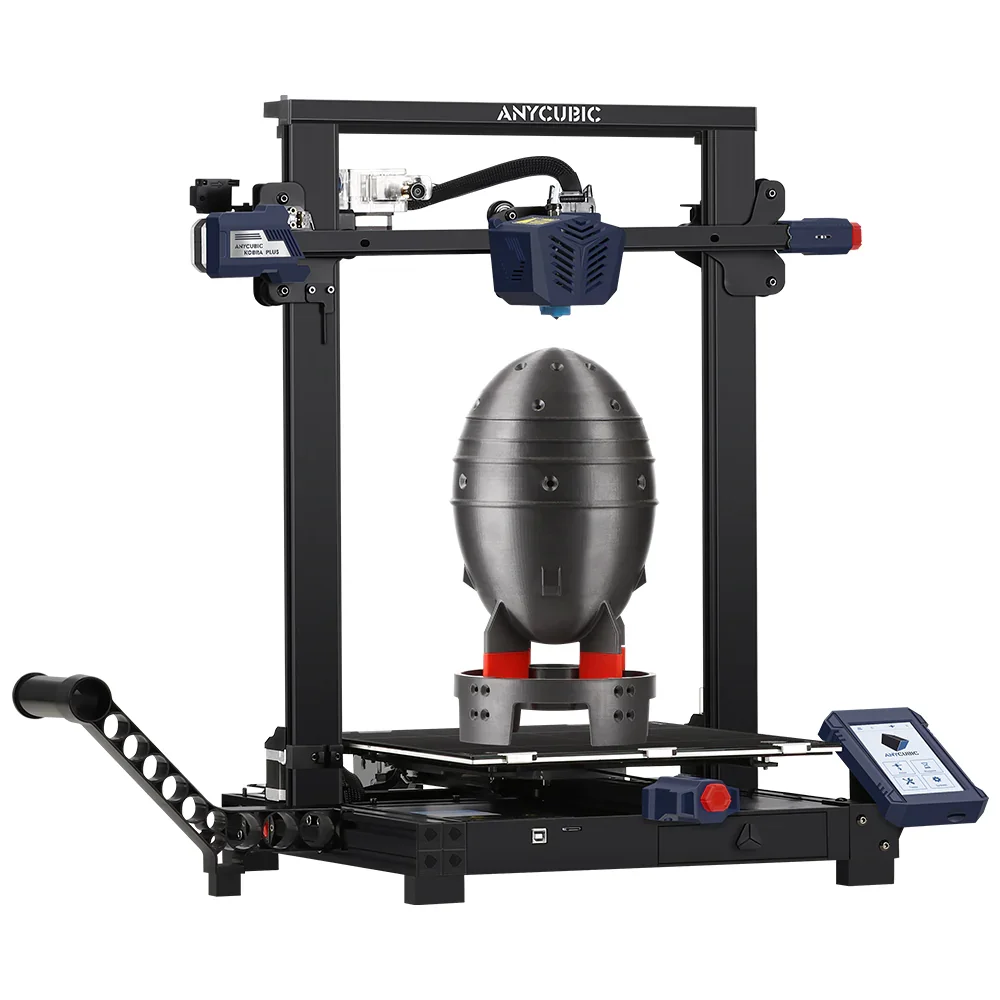 Anycubic Kobra 2 Plus New Model Anycubic Auto Leveling High Speed 10x Faster Printing Buy Fdm 3d Best Printer