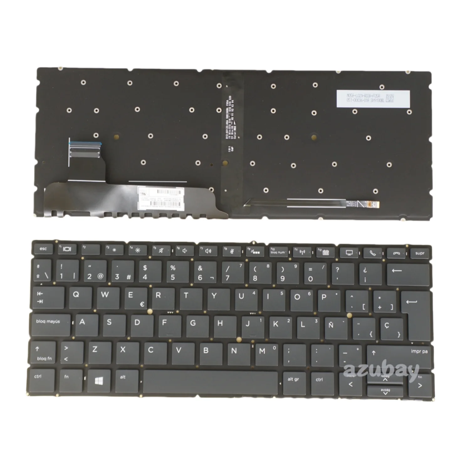 

Испанская клавиатура для ноутбука/La для Hp L40527-/ L56442- Sn9180Bl Sg-98000-2Ea Sg-98000-74A 6037B0153110, Elitebook X360 830 G5/G6, с подсветкой