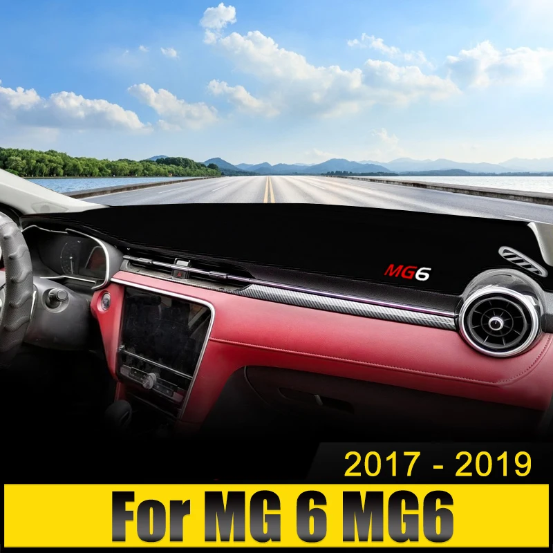 

For MG 6 MG6 2017 2018 2019 Car Dashboard Avoid Light Pad Instrument Platform Desk Cover Non-Slip Mat Anti-UV Carpet Accessories