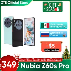 Nubia Z60S 프로 스마트폰 글로벌 버전, 6.78 인치, Snapdragon 8 Gen2, 5100mAh 배터리, 80W 충전 카메라, 위성 AI NFC 모델 NX725J