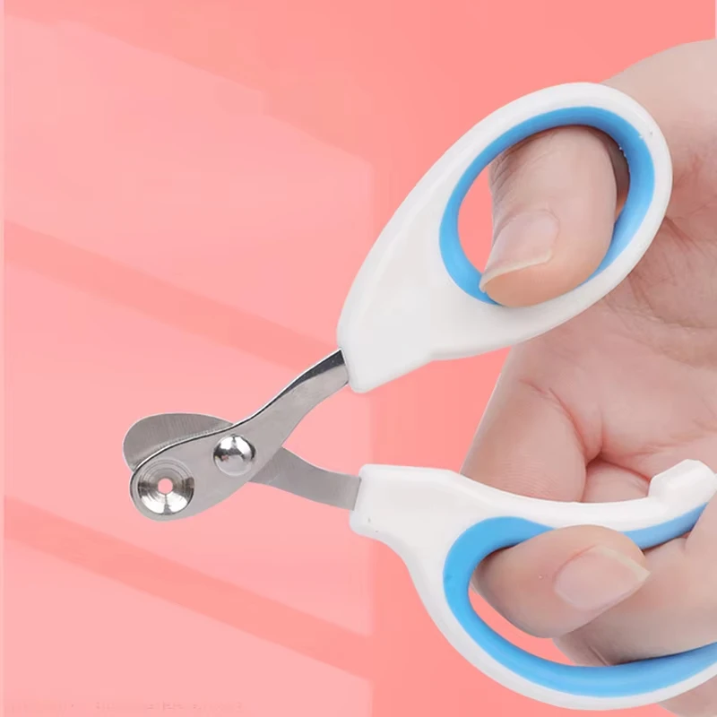 Circular Hole Cat Nail Scissors Professional Pet Dog Nail Clippers Toe Claw Trimmer Pet Grooming Supplies Products for Cats Dogs
