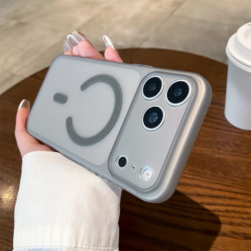 Ultra Dünne Matte Durchsichtige Magnetische Weiche Handyhülle Für iPhone 18 17 16 15 14 13 12 Pro Max Für Magsafe Kabelloses Laden – Detail 2