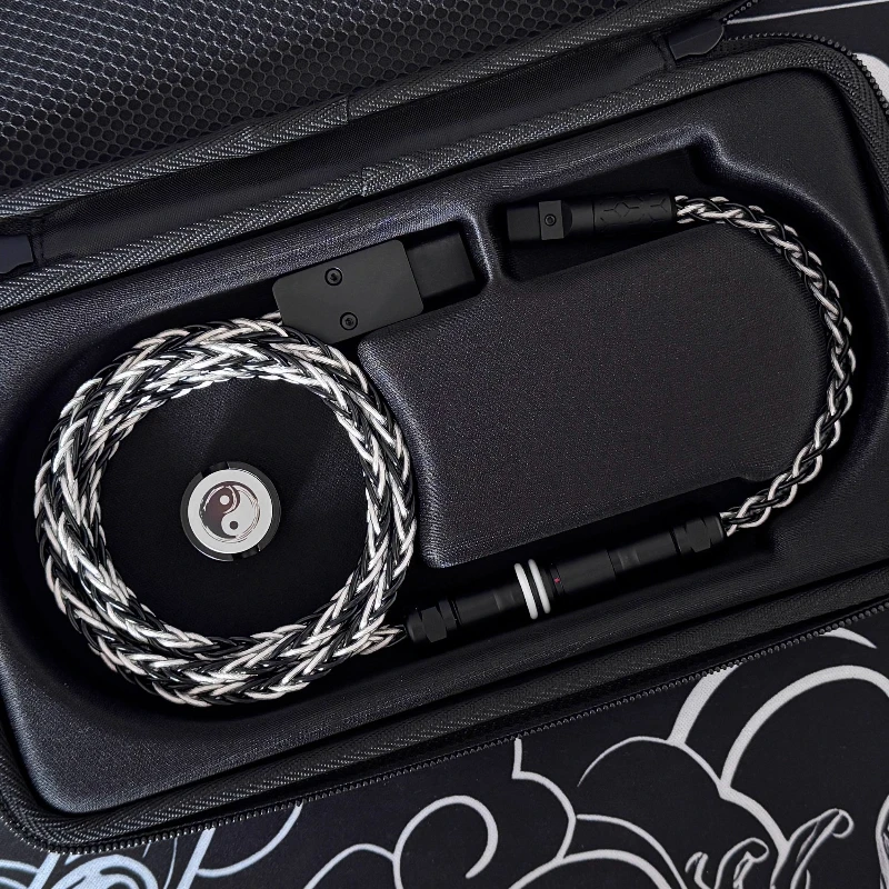 SHINE CUTOMIZE National Style Series Keyboard Cable Single Crystal Copper 8K Esports Navigation Plug in Cable "Mountain Ghost"