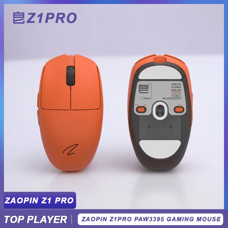 

Zaopin Z1pro Game Mouse Ultra Light Wireless 2.4g Original PAW3395 Small Hand Customized Mouse Win&mac High Capacity Batter mice