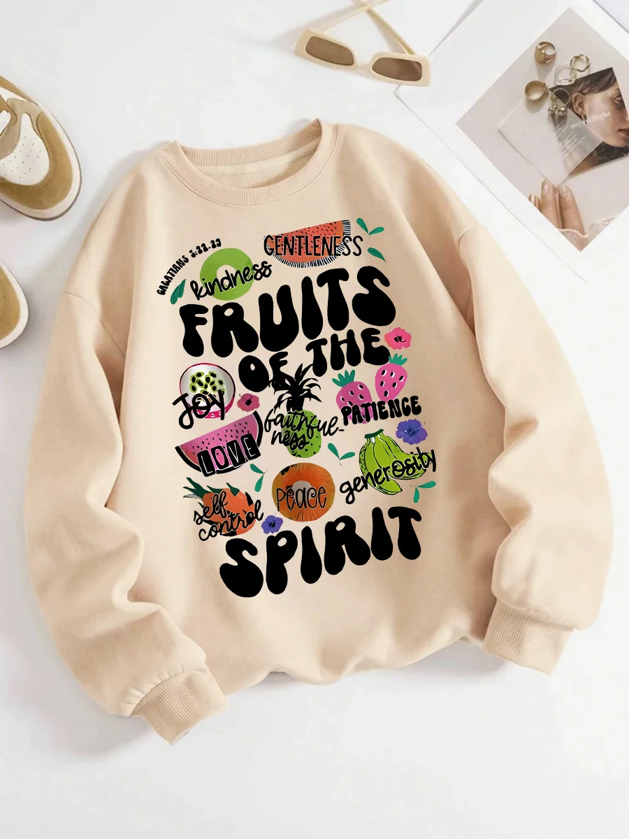 Rundhals-Sweatshirt, langärmlig, bedruckt, lässig, warm, stilvoll, Persönlichkeitsmuster, schwer (Stoffgewicht 220–320 g/m2)