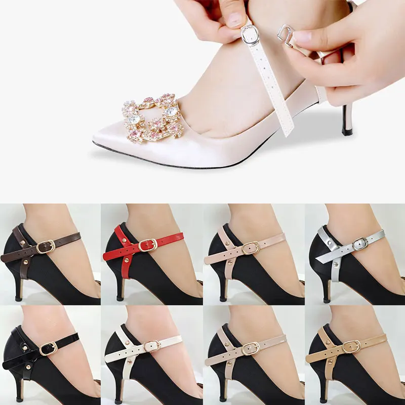 Pakiet Shoelace damskie buty na wysokim obcasie gospodarstwa luźne antypoślizgowe paski zespół regulowane buty do kostki pas akcesoria do obuwia