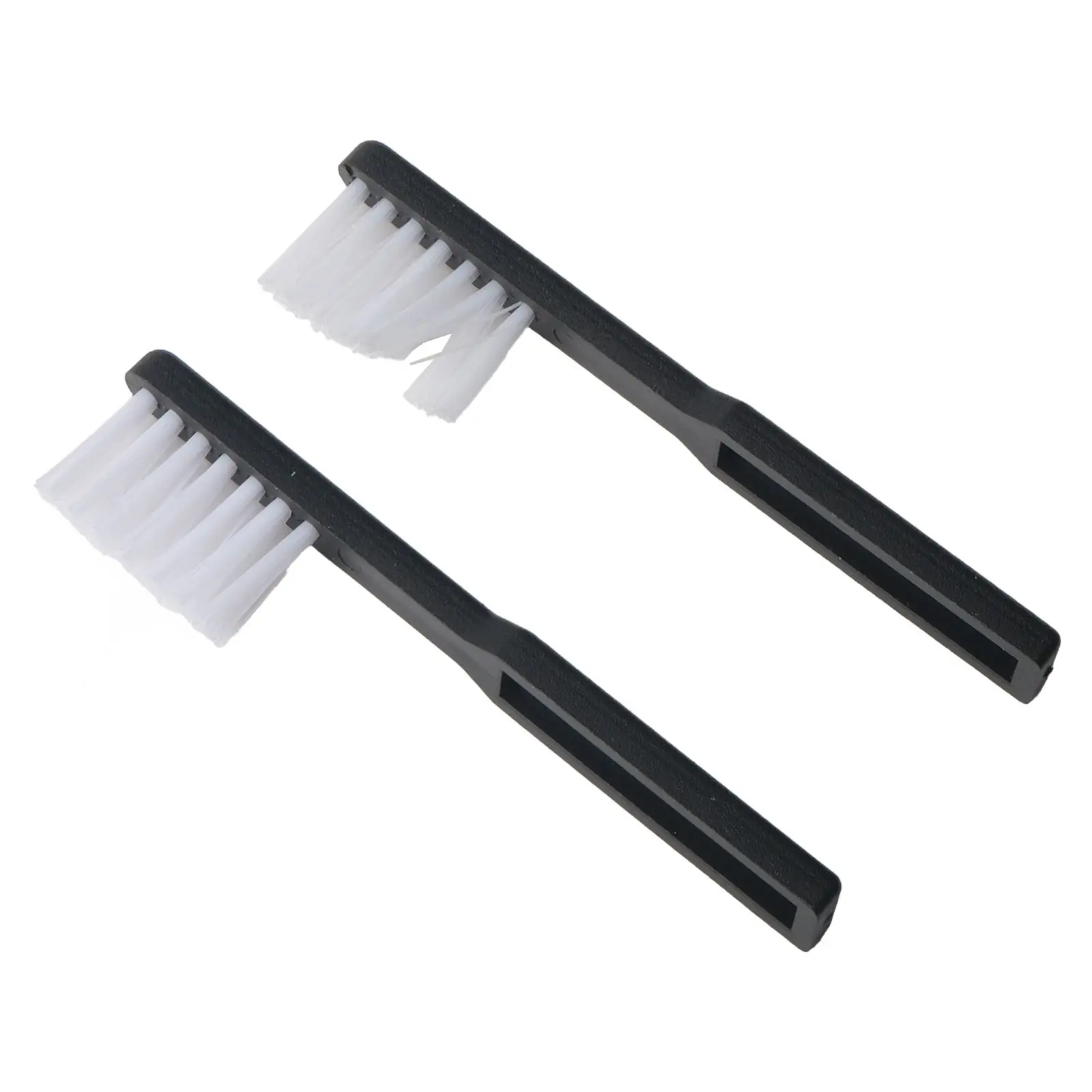 2pcs Turntable Stylus Cleaning Brush Dust Remover Brush Anti-Static Carbon-Fiber Stylus Cleaning Brush For Records Maintenance ﻿