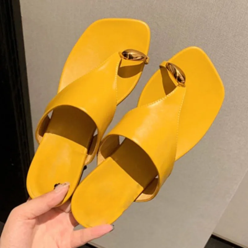 

Women Flats Flip Flops Summer Casual Woman Shoes 2026 New Trends Slippers Designer Elegant Sandals Walking Zapatillas De Mujer