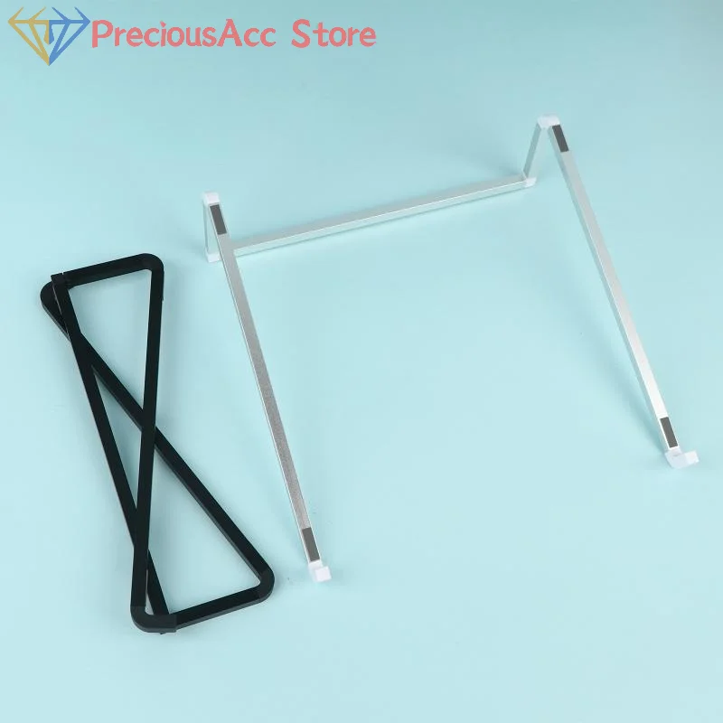Adjustable Aluminum Laptop Stand Foldable Notebook Riser Ergonomic Desktop Holder Portable Design for Office Study Travel