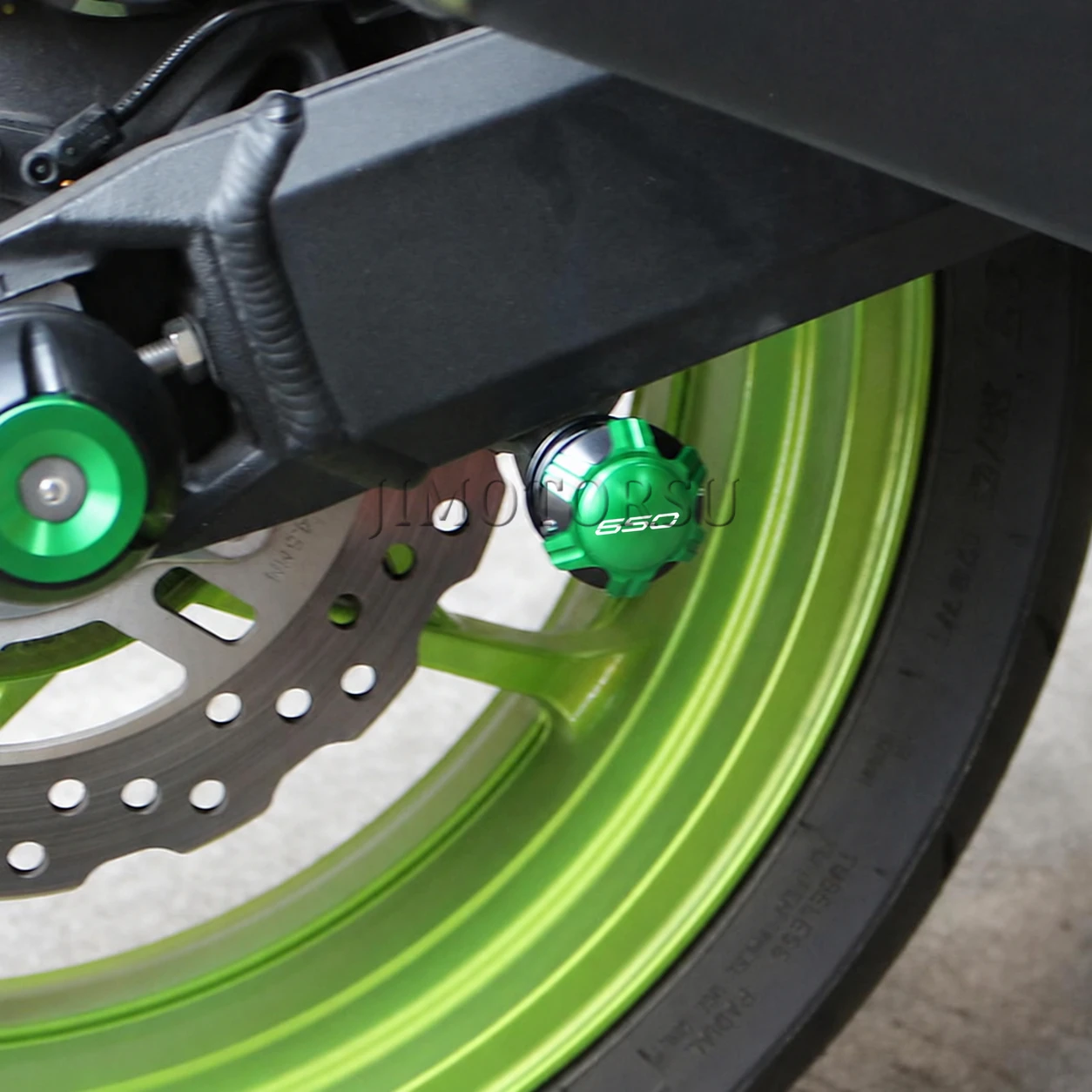 For Kawasaki Z650 Z650RS NINJA650 650 Motorcycle CNC Slider Stand Screws Swingarm Spools Rear axle parking screw decoration