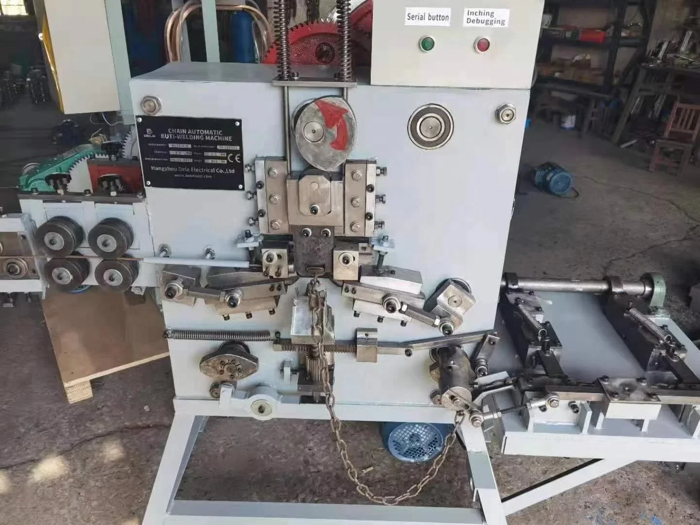 automatic bending steel chain making machine and automatic chain making machine and g30 chain wire bending machine