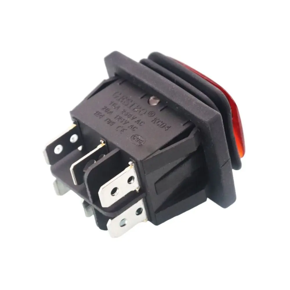 Momentary Polarity Toggle Switch Durable Waterproof DC 12V 10A Reverse Switch 6 Pin 3 Position Rocker