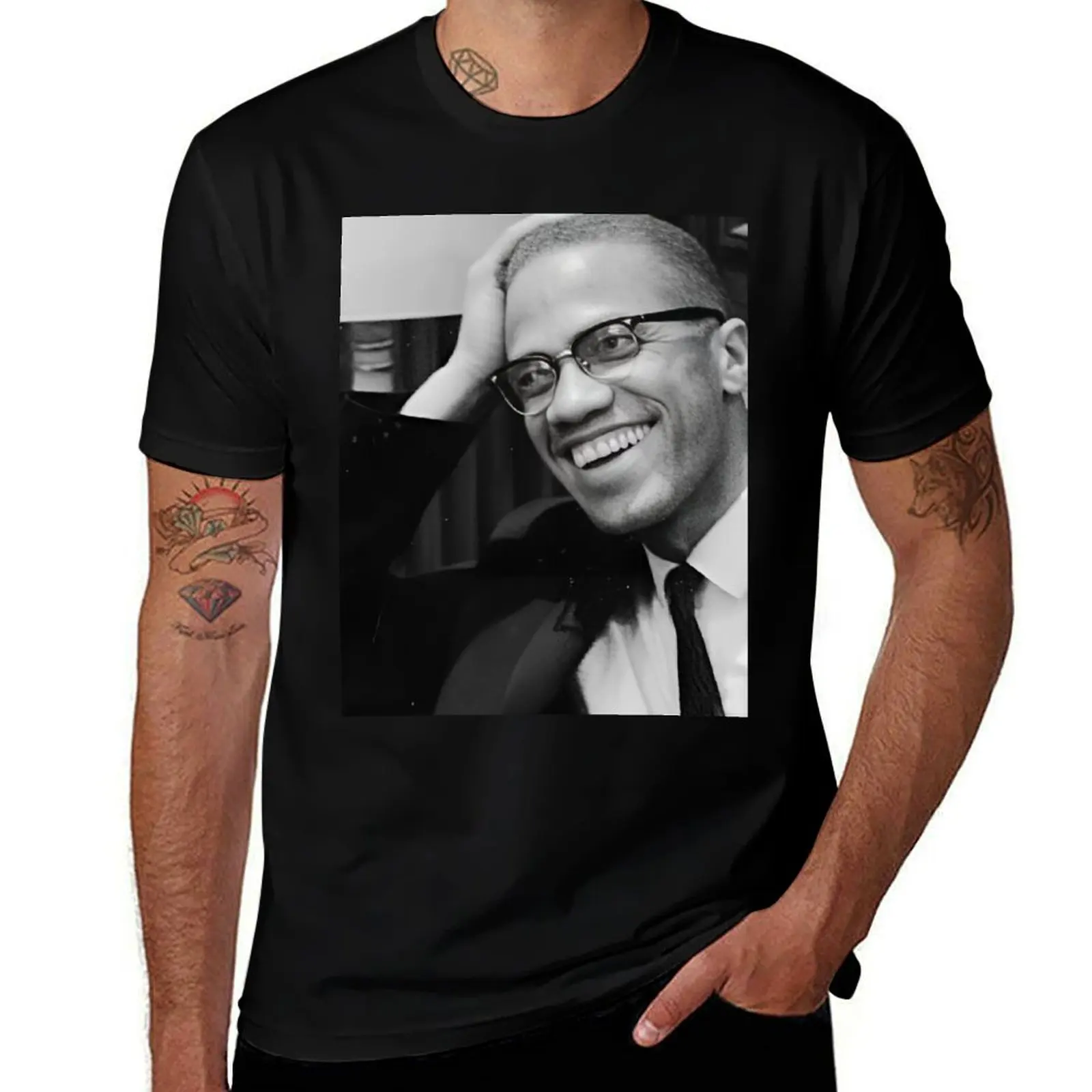 

X cotton Malcolm 100% shirt t luxury graphic man cotton t funny shirts 100% t men T-Shirt for shirts T-Shirt brand