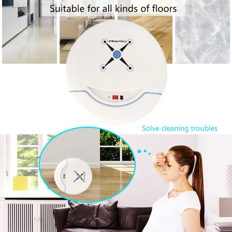 Aspirateur USB sans fil 3 en 1, Rechargeable, avec boîte à poussière scellée, commande à bouton, faible bruit, pour toutes