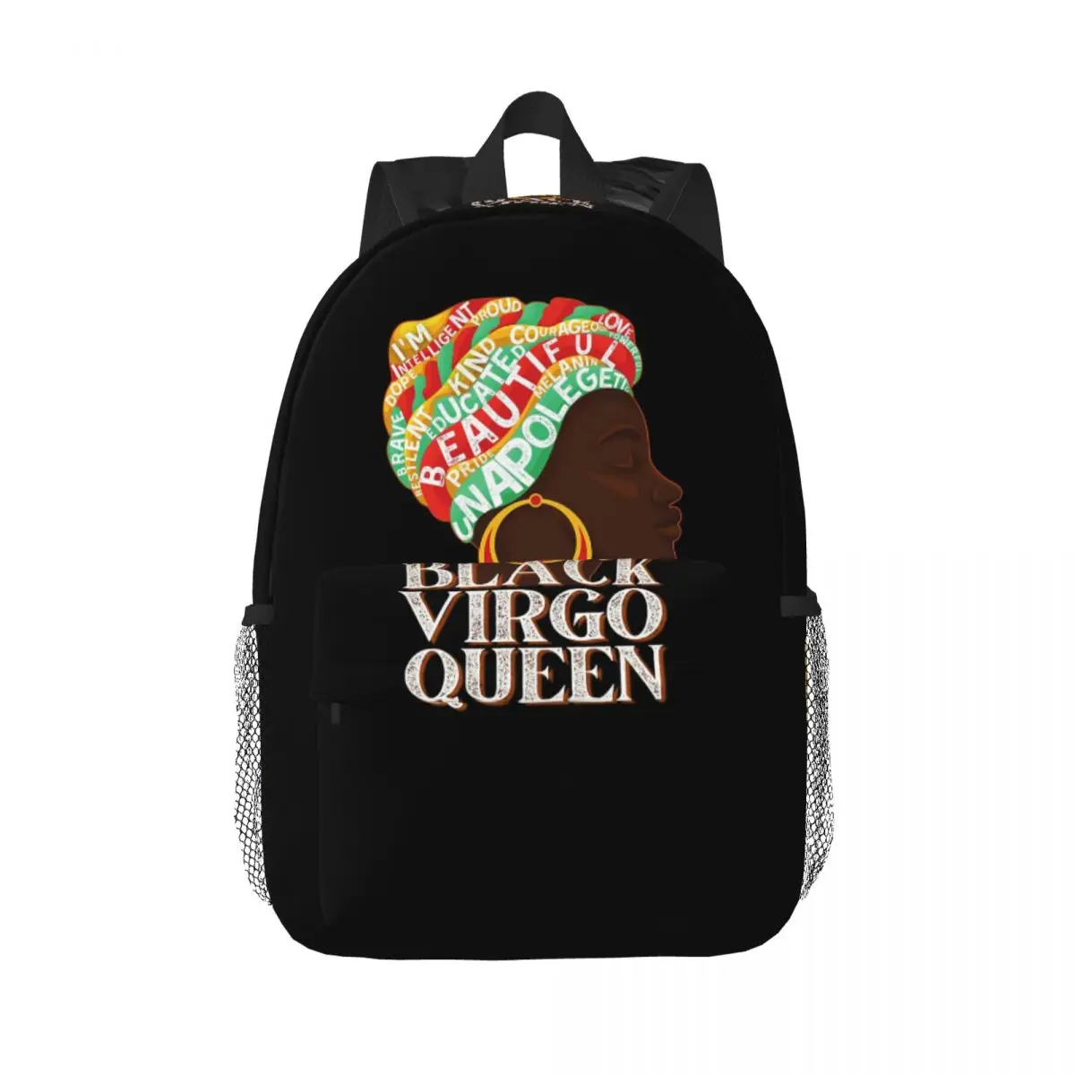 

African American Women Afro Girl Backpack Hot Sale Daypack Large Capacity Boy Girl BookBag Shoulder Bag for Men Women School Bag