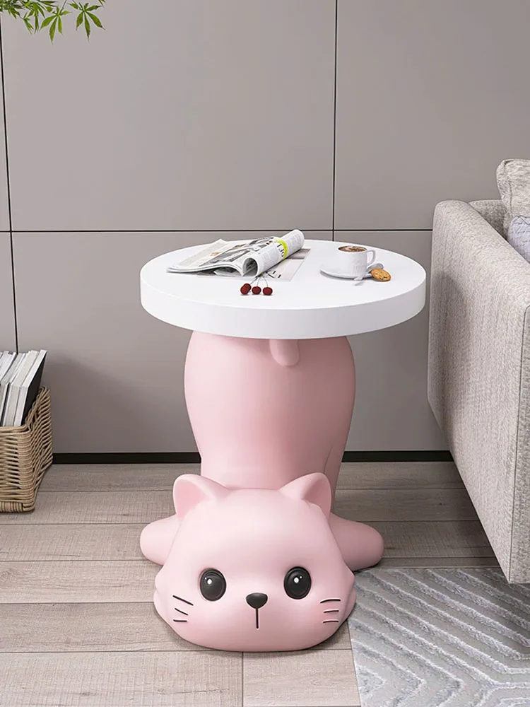 Cute Cat Coffee Table Statue Luxury Living Room Large Floor Decoration Home TV Cabinet Sofa Bedheads Storage Decor Sculpture