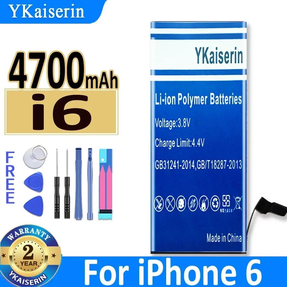 YKaiserin Battery For iPhone 11 8 7 6 6S 5 5S 5C 4S 3G 3GS X XR XS Max SE 2020 XSMax SE2020 SE 2 SE2 Mobile Phone Batterij