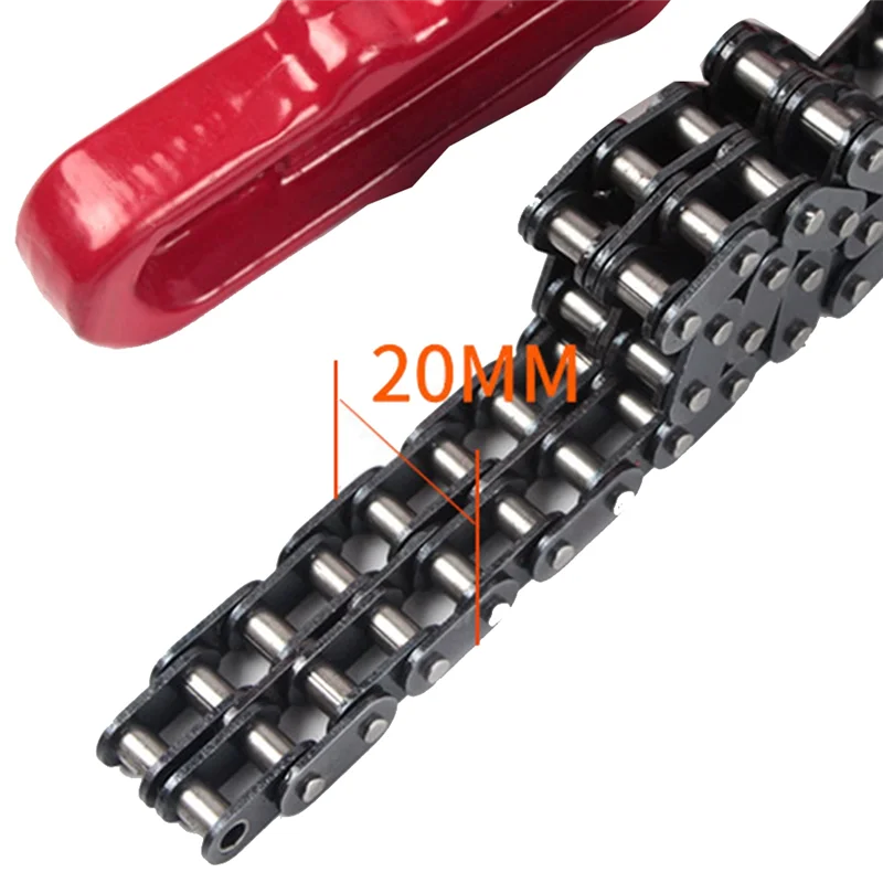 -X07A Chain Pipe Pliers Water Pipe Chain Wrench Water Heating Pipe Fittings Wrench Machine Filter Spanners Steel Wrench