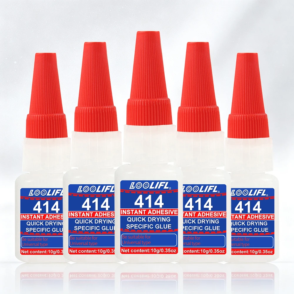 414 Instant Adhesive Super Strong Super Glue Fast Drying Waterproof Multi Purpose Glue for Metal  Plastic  Ceramic Glass Repair