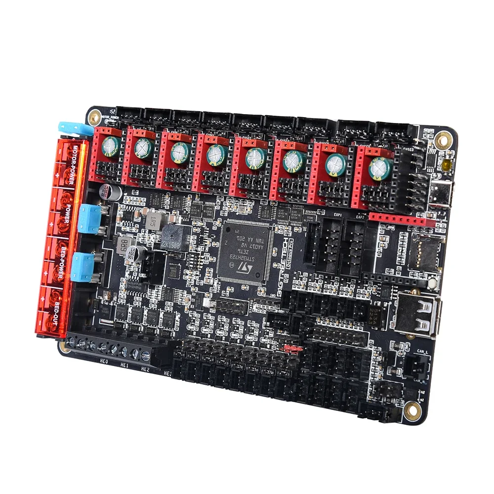 Imagem -05 - Bigtreetech-placa-mãe para Impressora 3d Btt Octopus Pro V1.1 Placa de Controle H723 Atualização de 32 Bits Ender v2 para Cr10