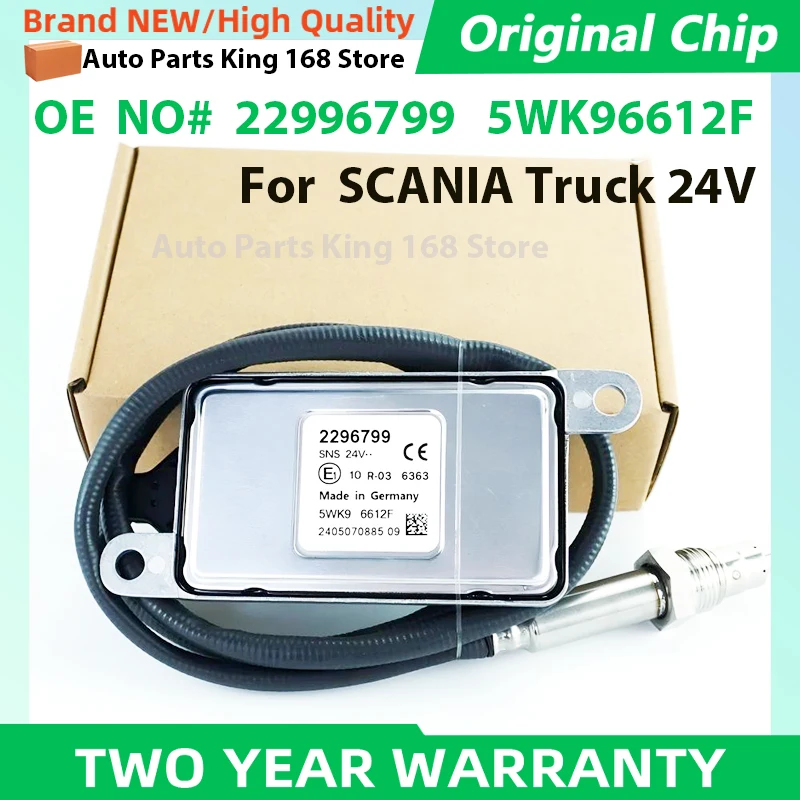 

2296799 5WK96612F 2020691 1872080 2247379 5WK96612D Nitrogen Oxygen NOX Sensor For Scania Truck