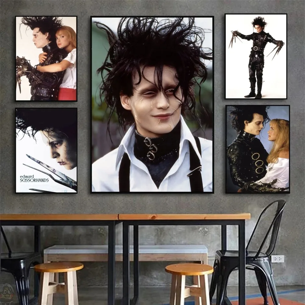 1pc Scissorhands Edward Poster Poster Art Print Bar Living Room Furniture Decor