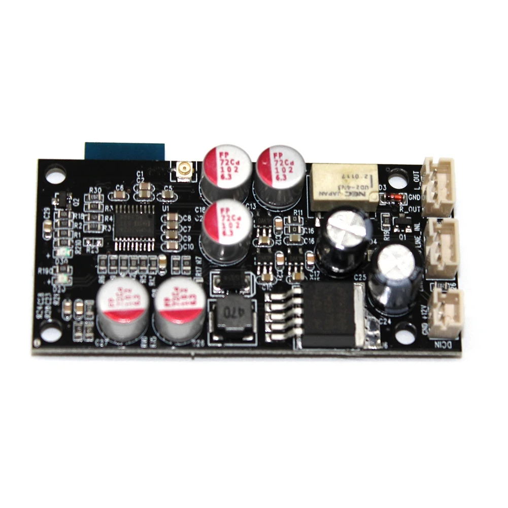 Bluetooth 5.0 Receiver HiFi Audio DAC Decoder Board AUX DIY Amplifier PCM5102A Decoding Chip for 12V 24V CAR