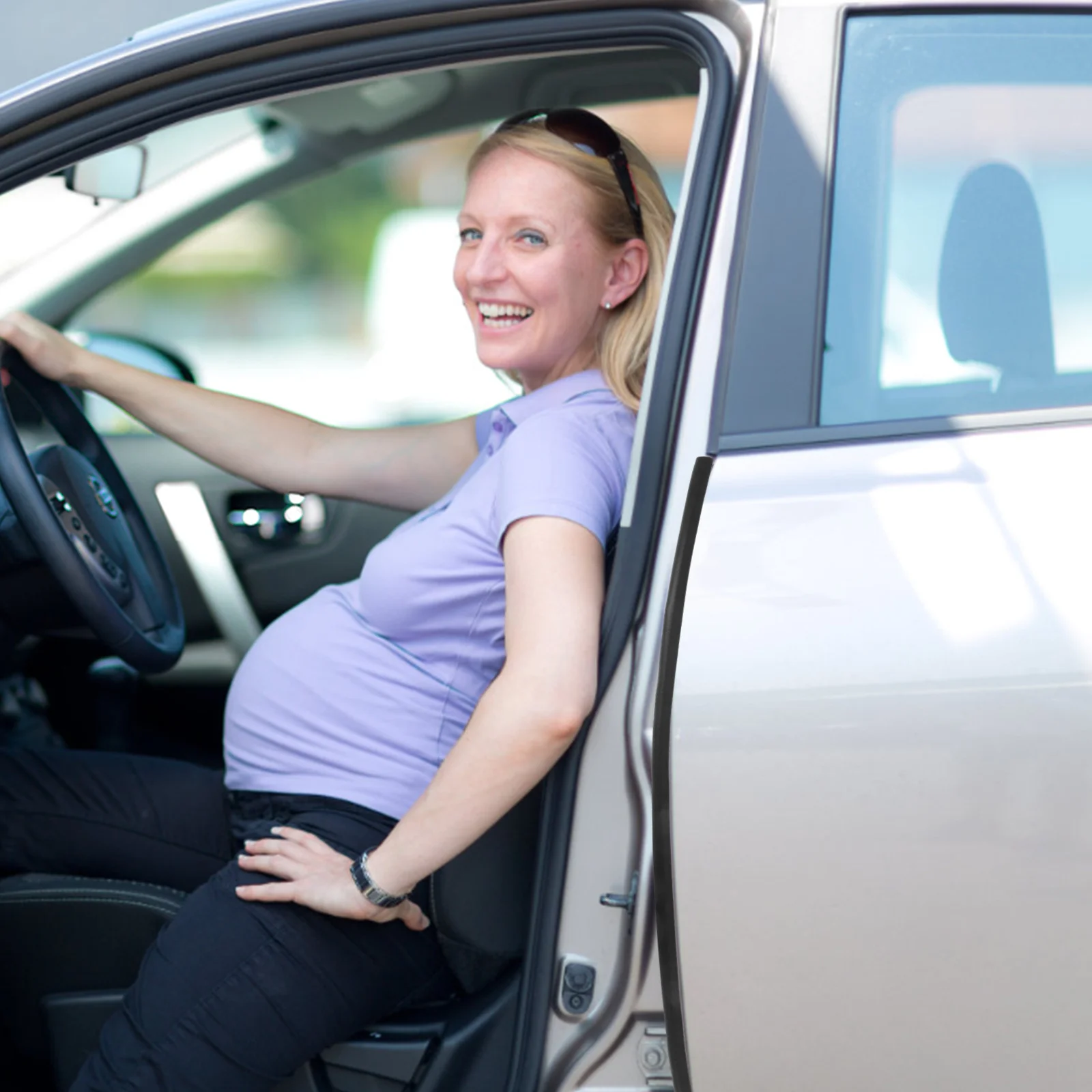 

Universal Car Door Seal Strip Flexible Rubber Weatherstrip Soundproofing Noise Reduction Automotive Door Edge Guard