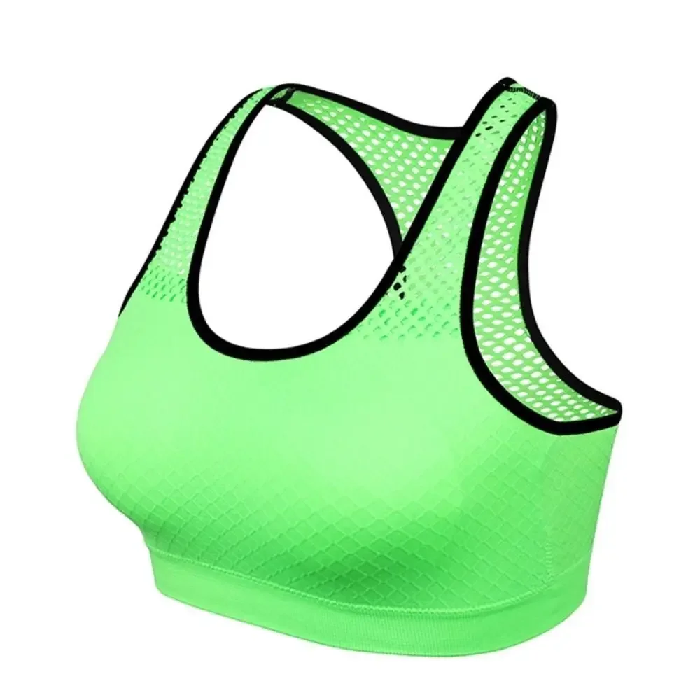 

Female High Shockproof Women Active Bra Quick-drying Breathable Yoga Bra Hollow Out Comfortable Sports Bra Ladies