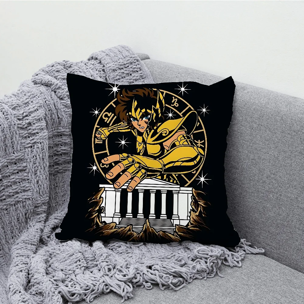 Knights Zodiac S-Saint Seiya Pillow Case Soft Cushion Cases for Farmhouse Sofa Decor Home Decorations and Protector Pillow Case