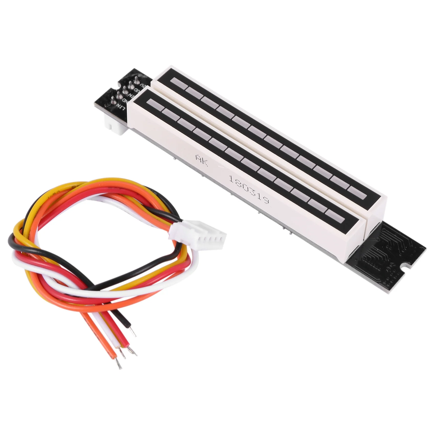 VEHO-Dual 12 Music Level Indicator LED Spectrum VU Meter Amplifier Lamps Light Speed Adjustable Board For MP3 DC 7-12V