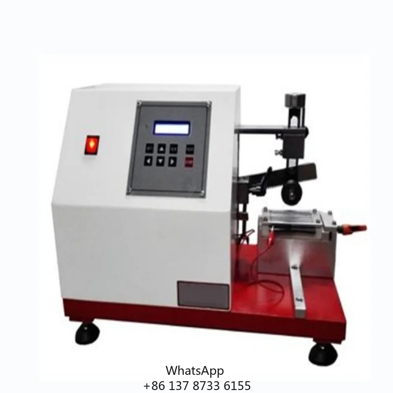 EN 388 340 ISO 20344 Leather Cutting Resistance Strength Test Machine Glove Abrasion Resistance Tester
