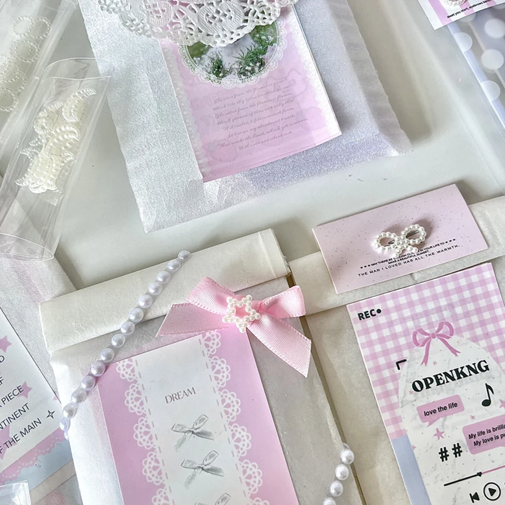 10PCS Cute Bow Moon Star Shape Card Bag Nail Jewelry Facial Sticker Accessory Packaging Material Resin Charm 3D DIY Card Holder