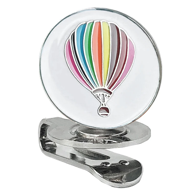 Golf Hot Air Balloon Cap With Magnetic Clip Ball Position Marker Accessories Marker Position Marker Magnetic Attraction