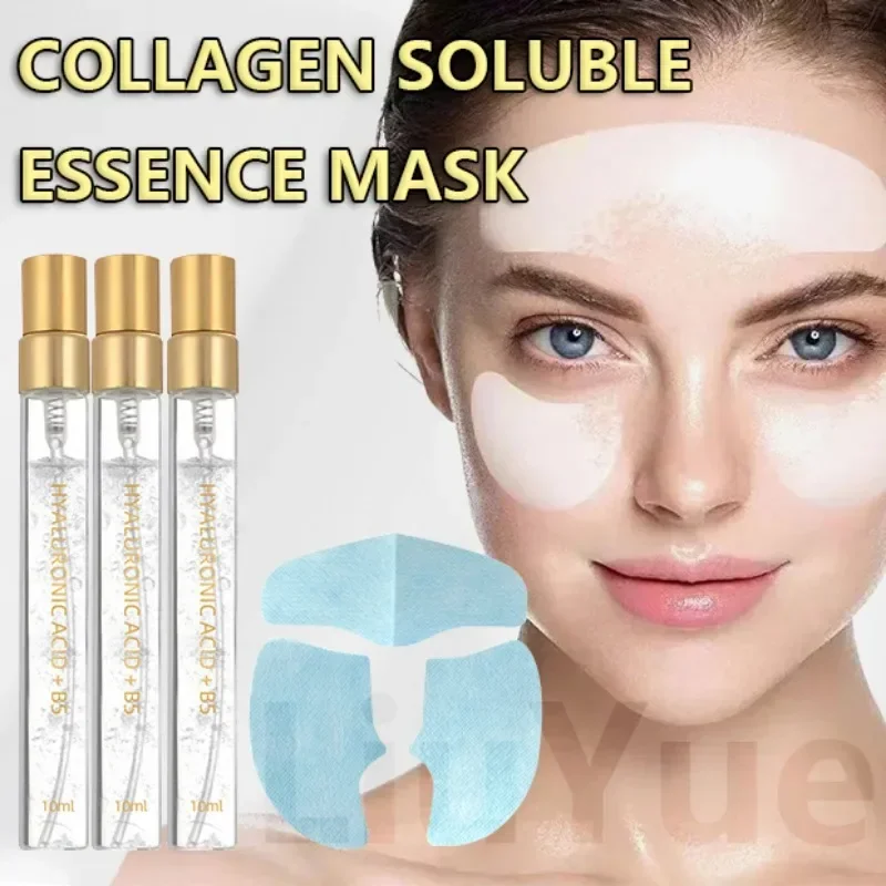 

Collagen Boost Serum Set Anti-Aging Anti Wrinkle Cream Women Skin Firming Soluble Masks Absorbable Face Filling Stickers Essence