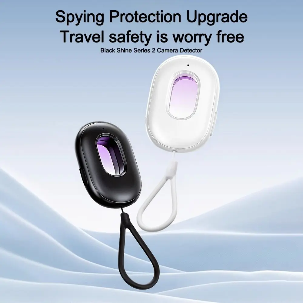 Intelligent Camera Detector Portable Sound and Light Alarm Camera Signal Detector Anti-Peeping Protection