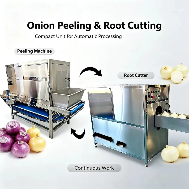 FLWide Application Onion Production Line For Different Kinds Of Onion Processing And Cutting